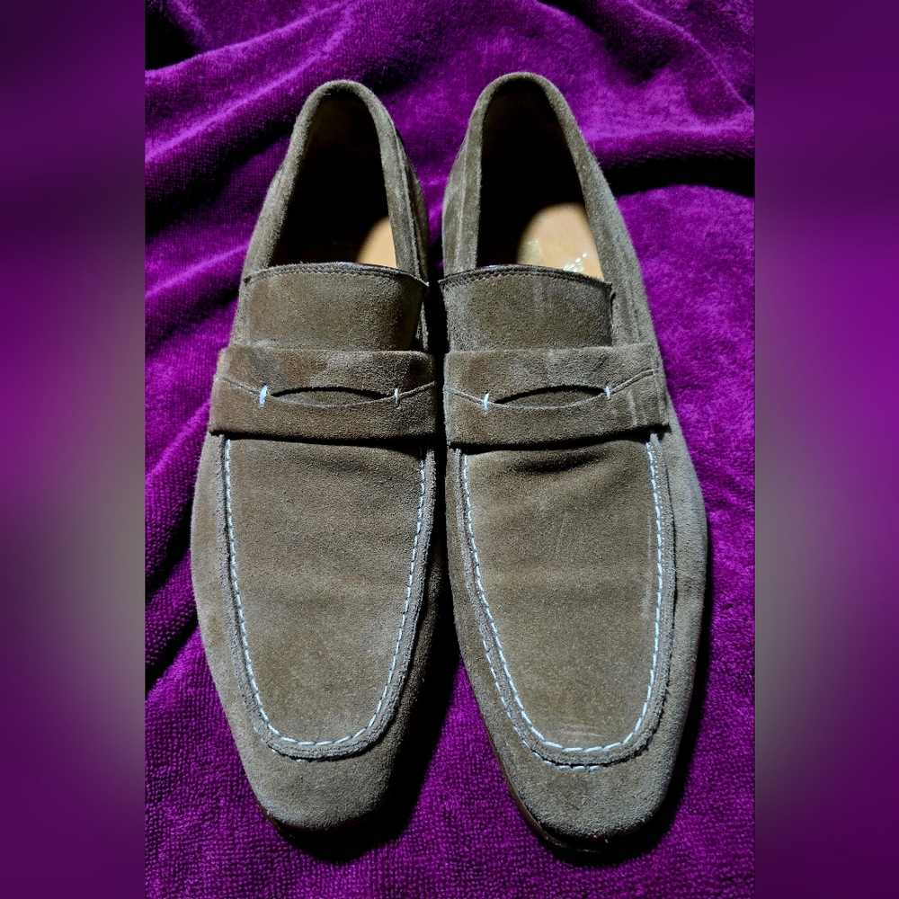 Men's Brown Suede Loafer
